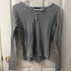 brandy melville thermal long sleeve top